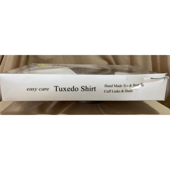 NWT Croft & Barrow Tuxedo Shirt Set 15 1/2" 34/35 - Picture 7 of 7